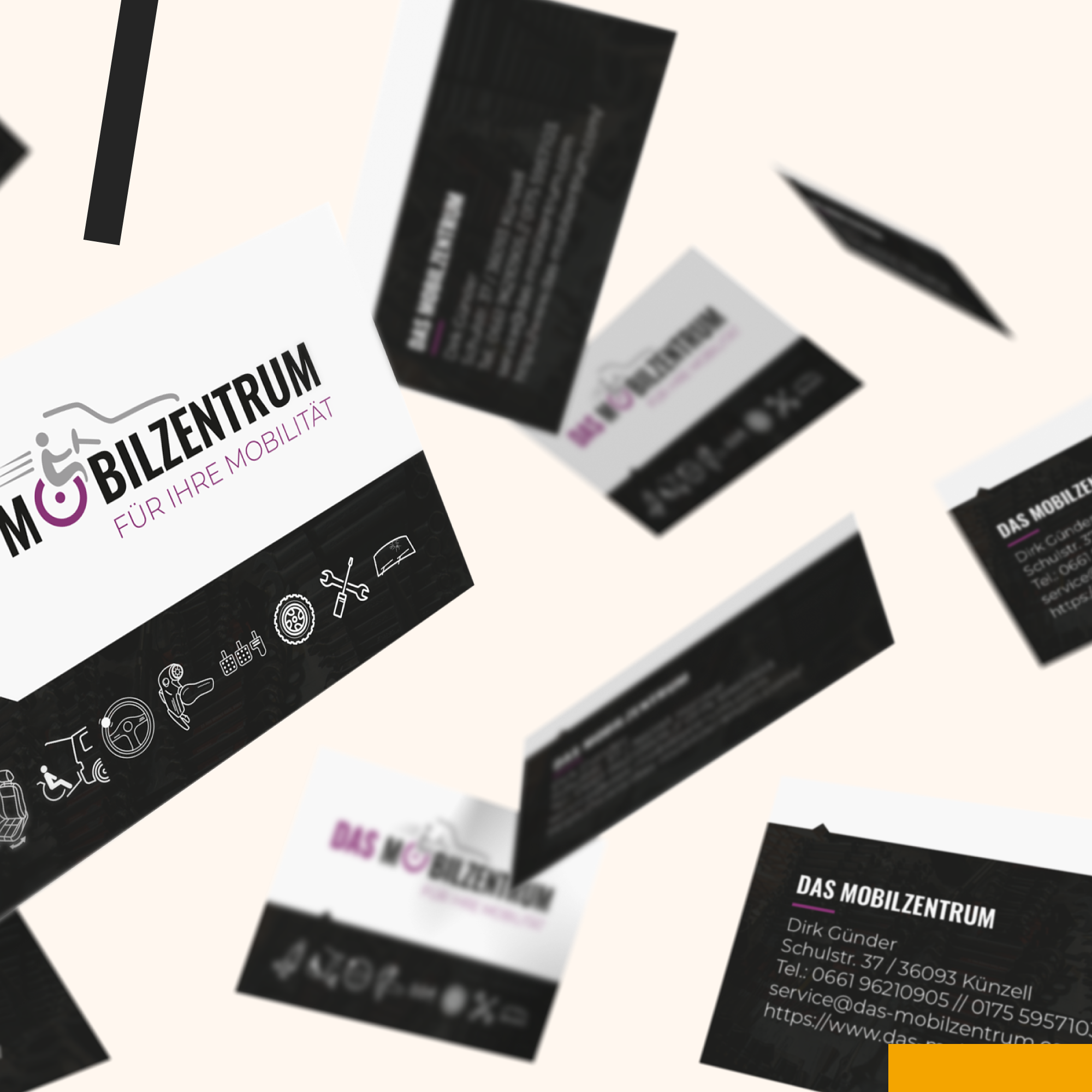 Das Mobilzentrum Visitenkarten Das Mobilzentrum Visitenkarten